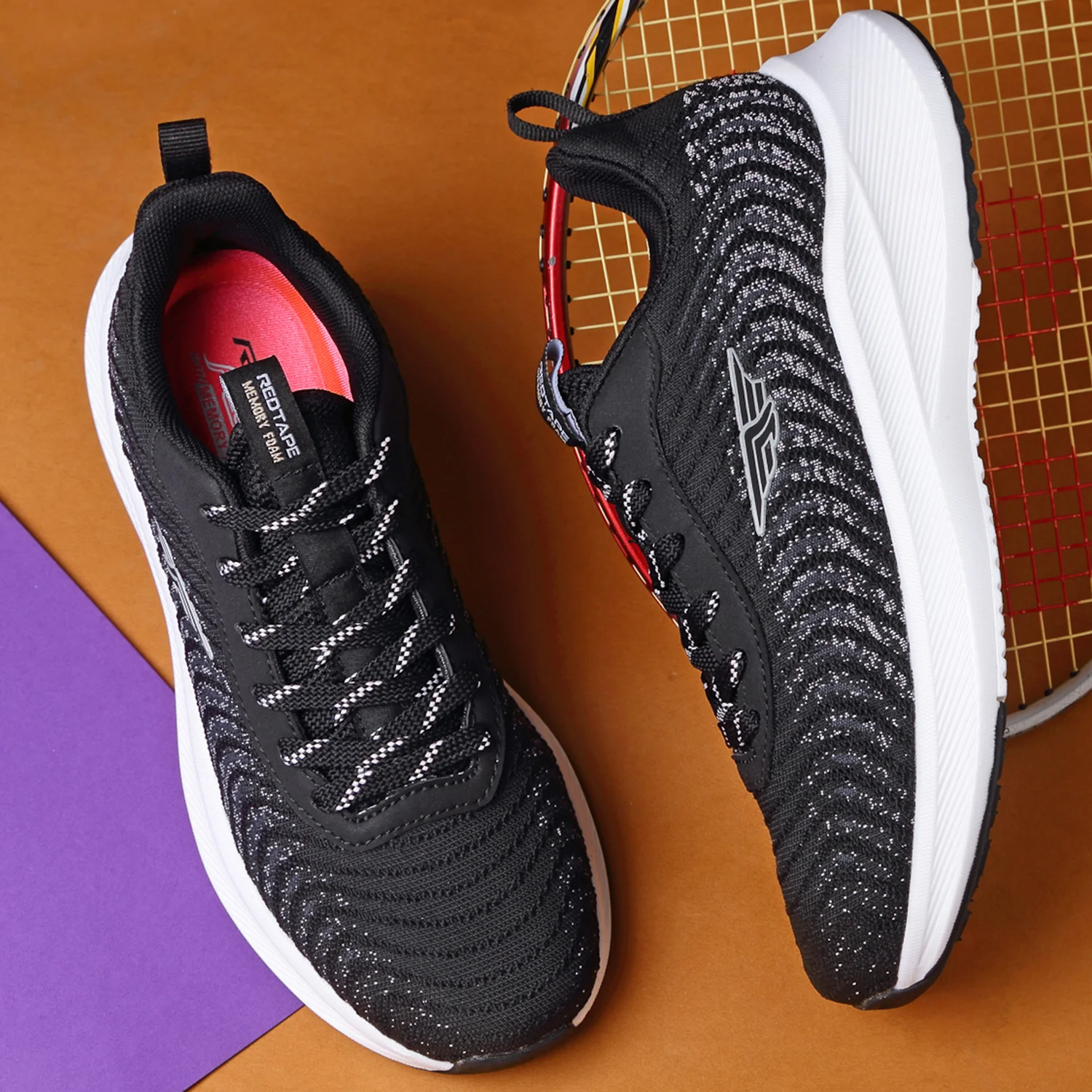 Women Black Walking Shoes - Image 6