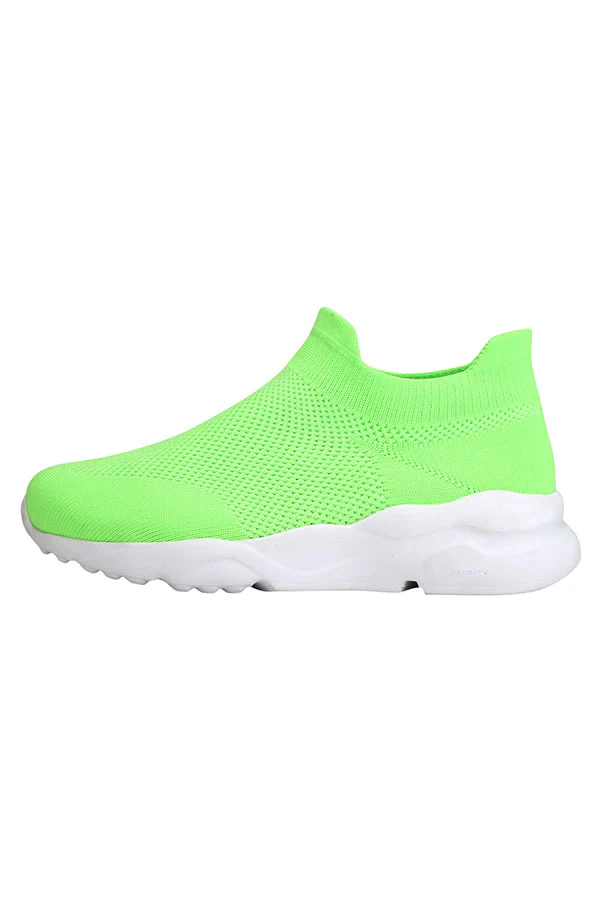 Women-Neon-Green-Walking-Shoes - Image 3