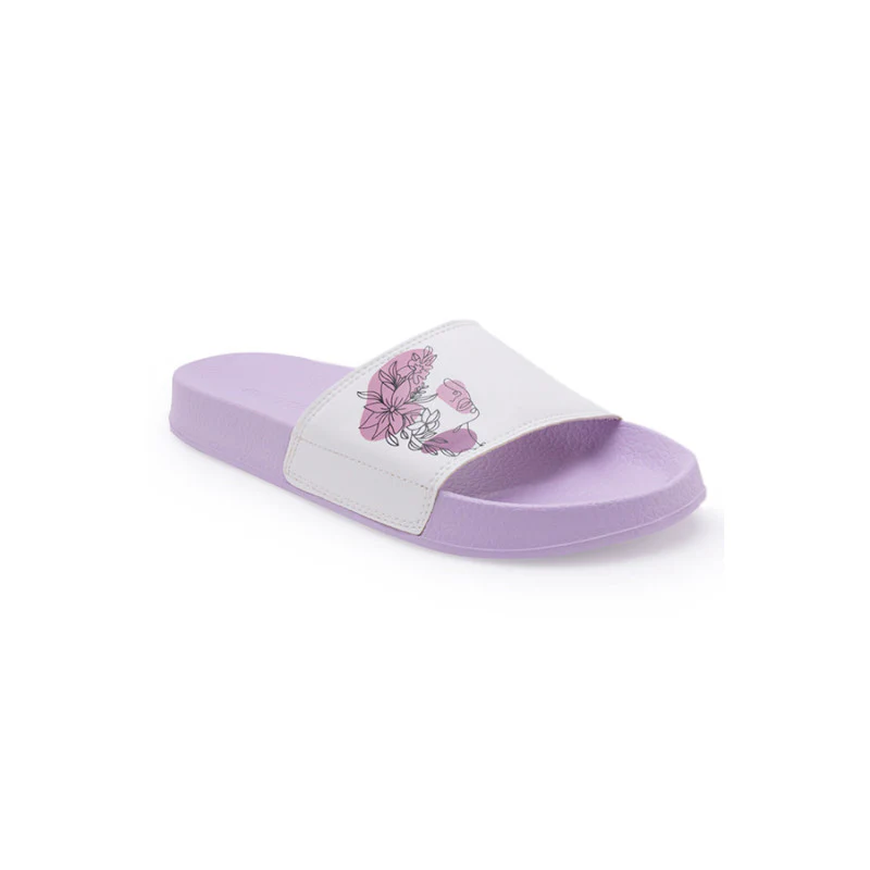Women Purple Sliders - Image 2