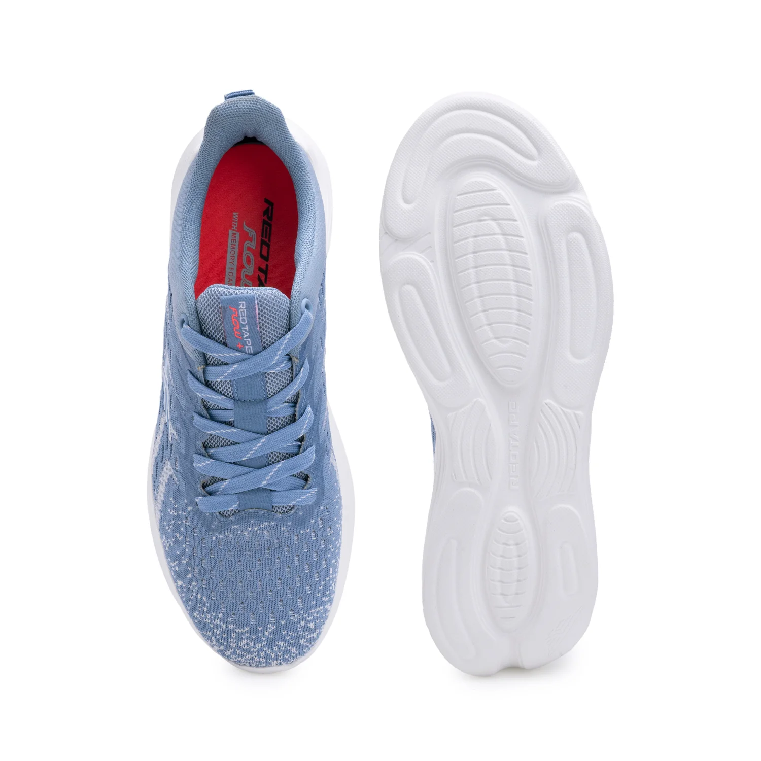 Women Light Blue & White Walking Shoes - Image 5