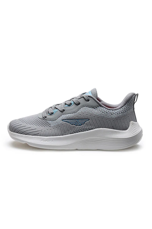 Women's Gray/Light   Blue Walking Shoes - Image 4