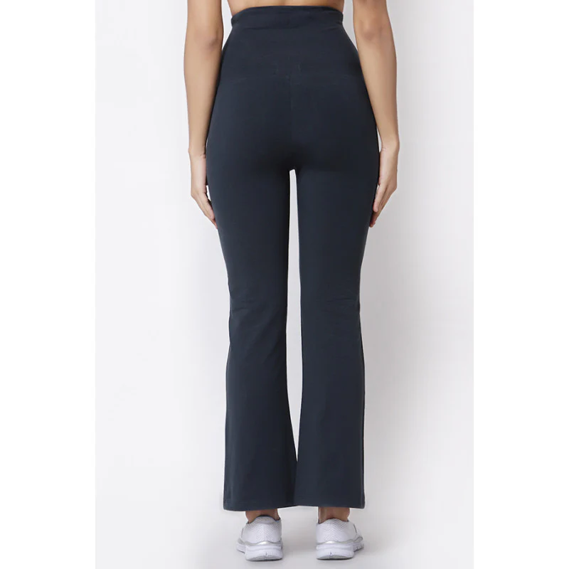 Women Space Grey Yoga Pants - Image 4