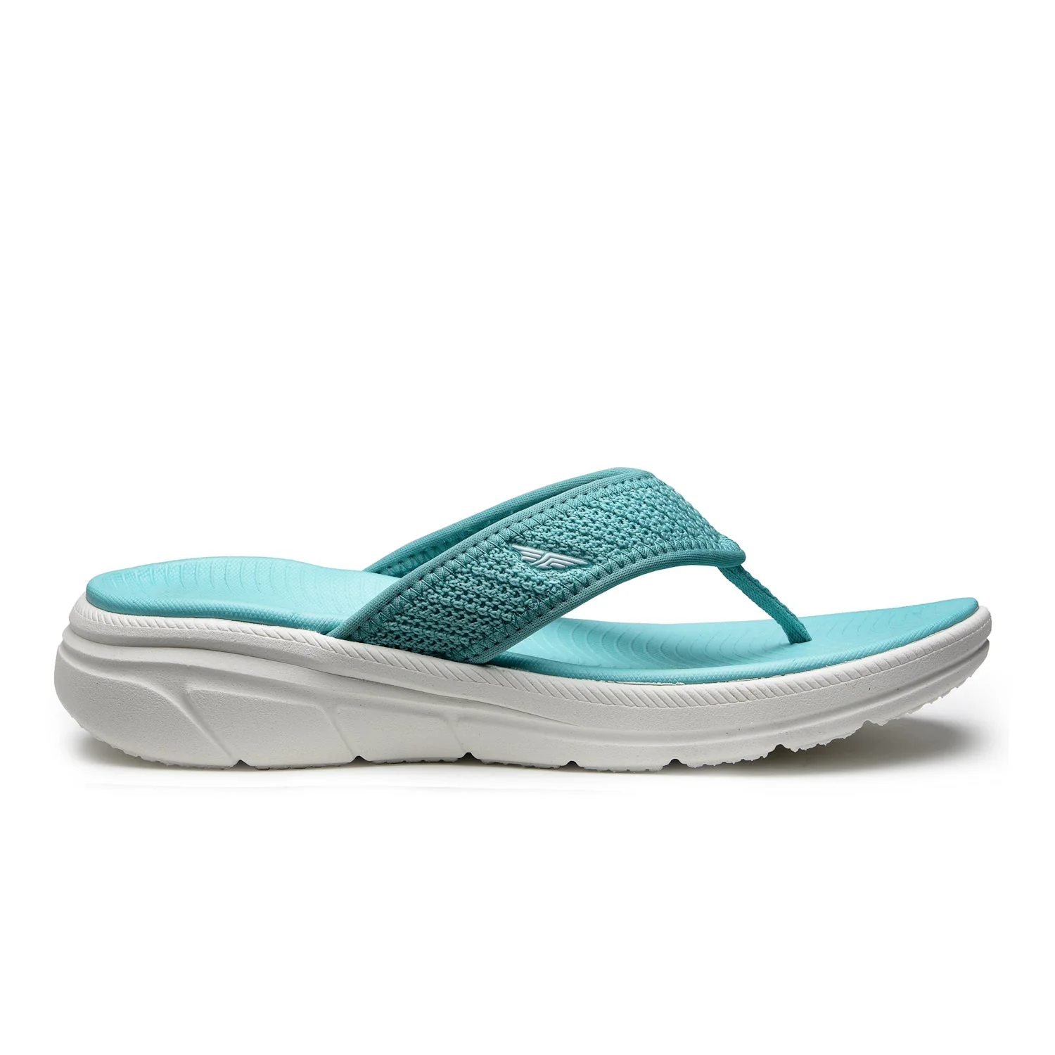 Women Turquoise Thong Slipper - Image 3