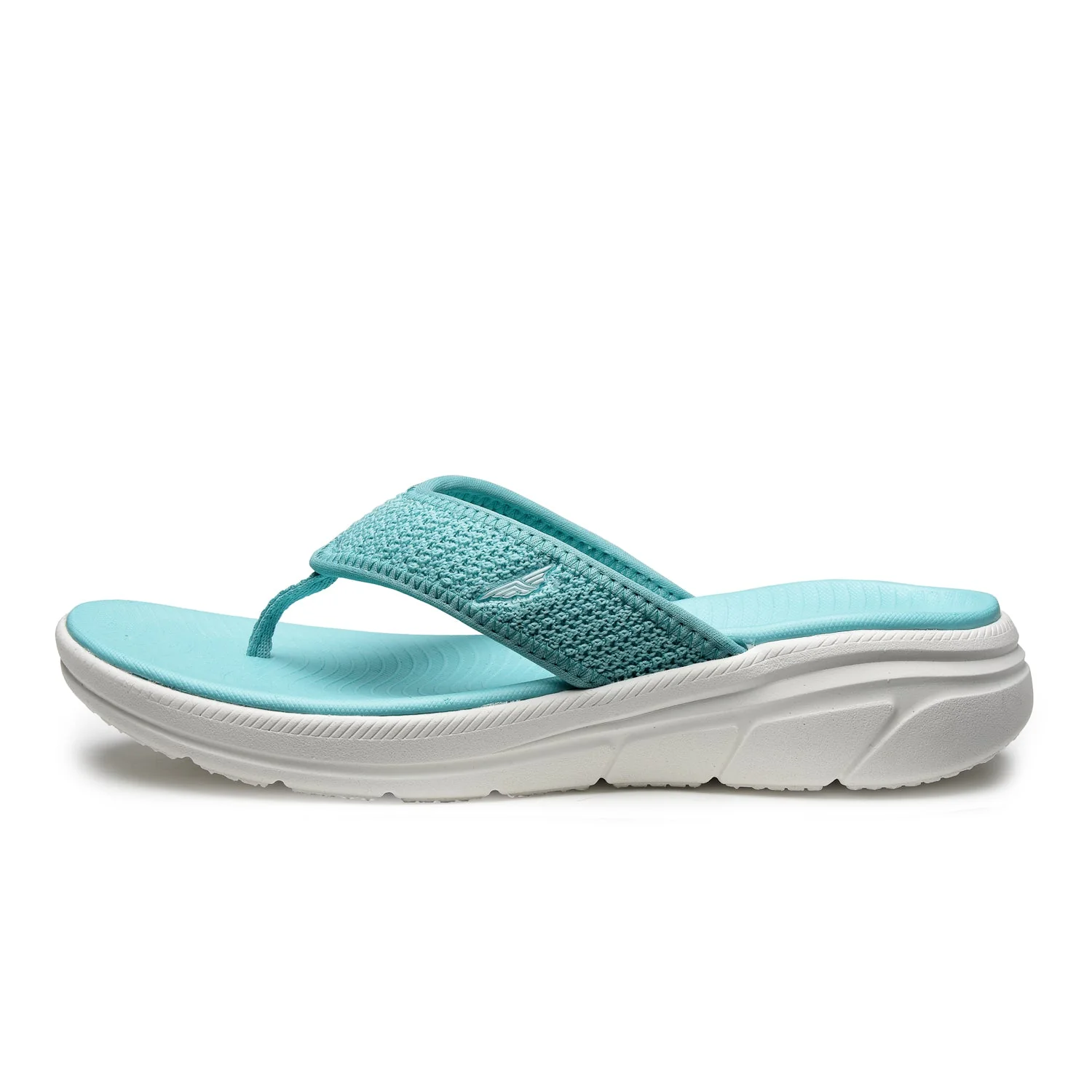 Women Turquoise Thong Slipper - Image 4