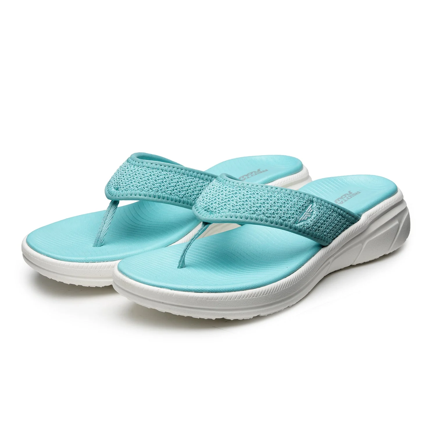 Women Turquoise Thong Slipper - Image 5