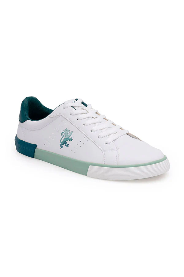 Women White/Teal  Sneakers - Image 3