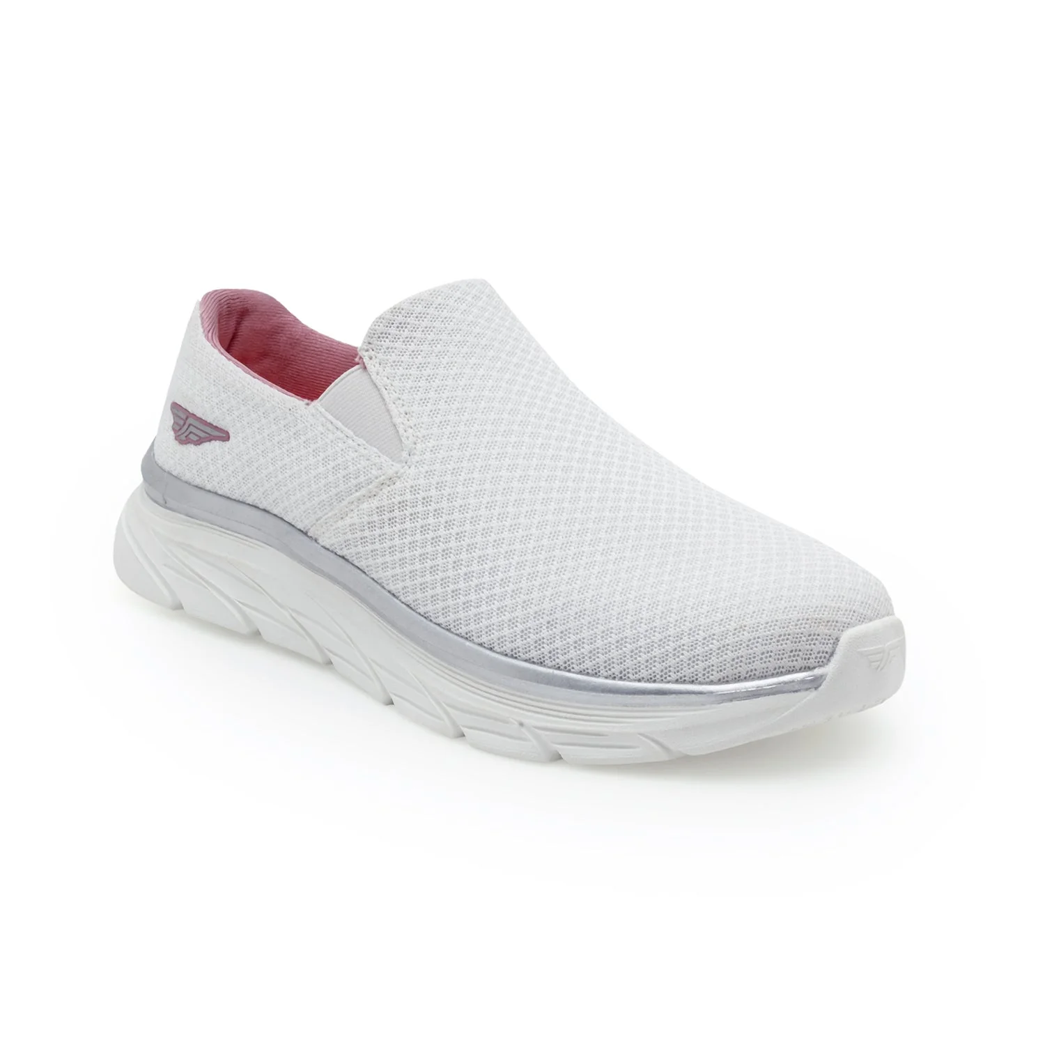 Women White Walking Shoes - Image 2