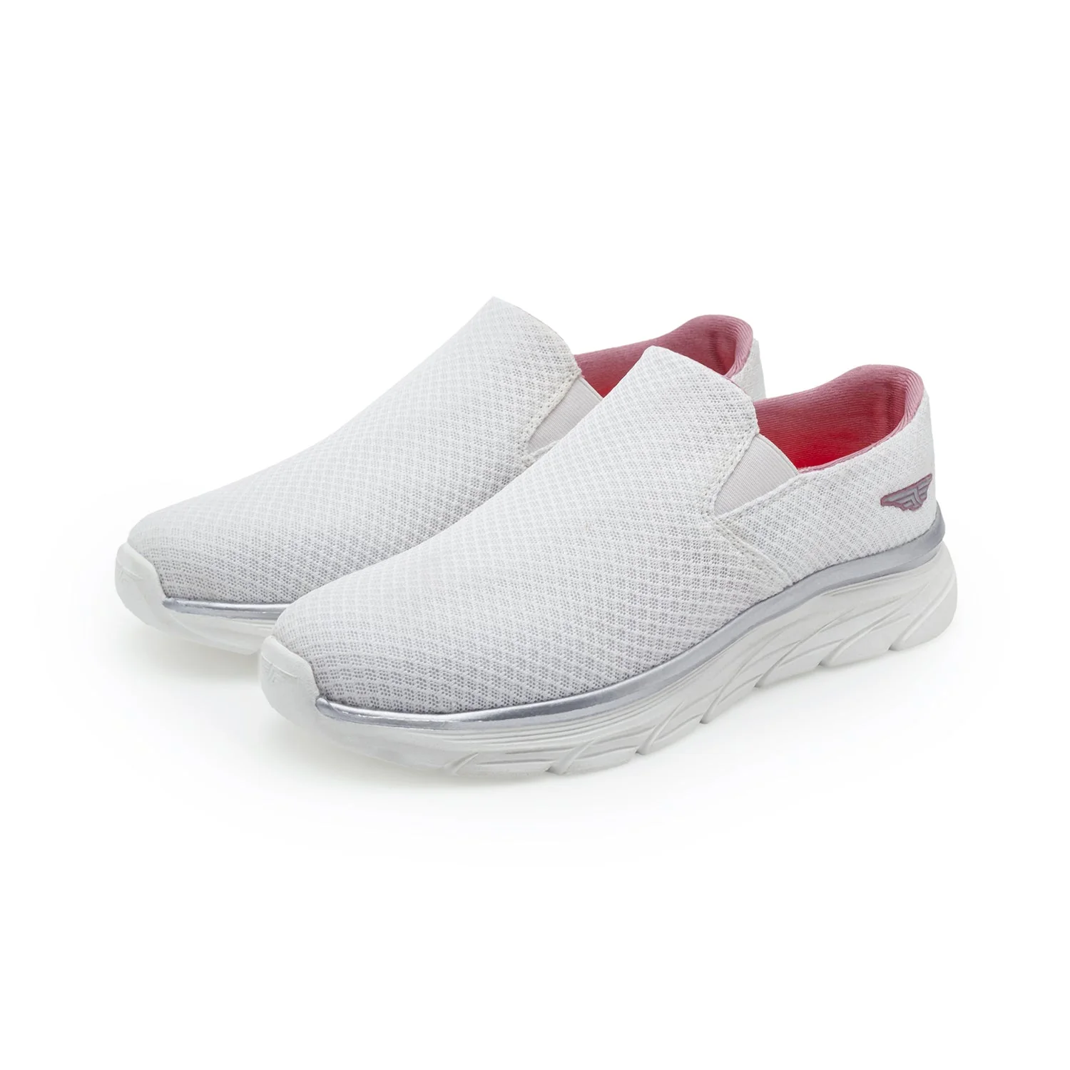 Women White Walking Shoes - Image 5