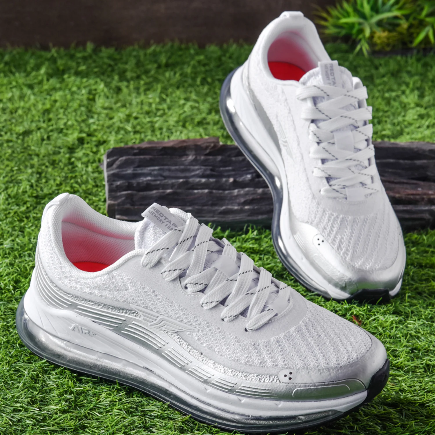 Women White Walking Shoes - Image 7