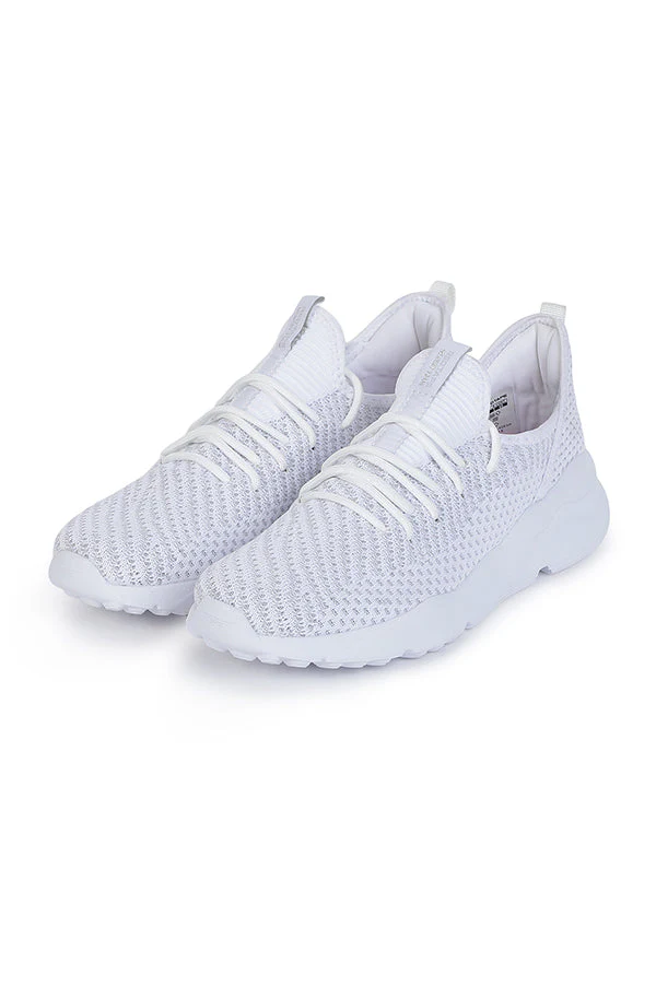 Women White Walking Shoes - Image 4