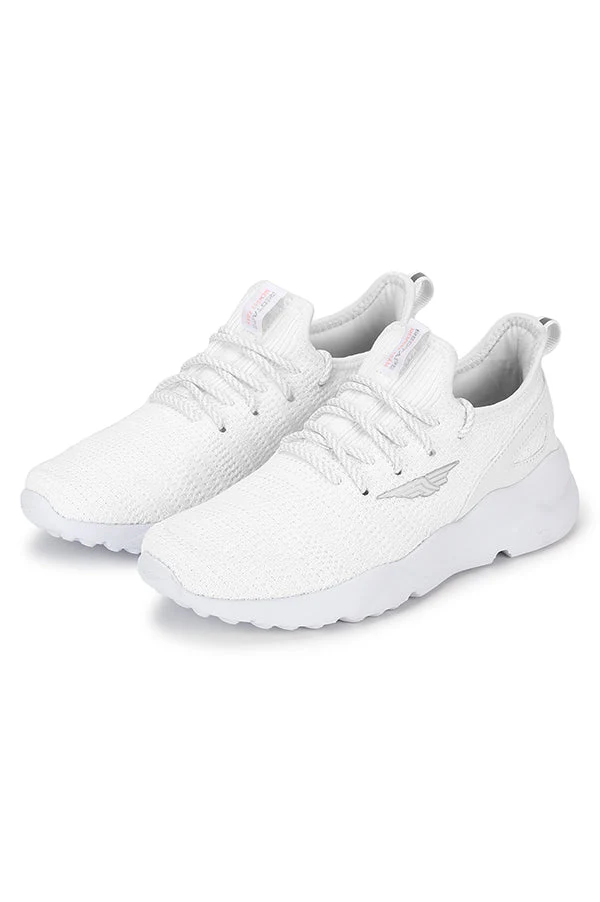 Women White Walking Shoes - Image 4