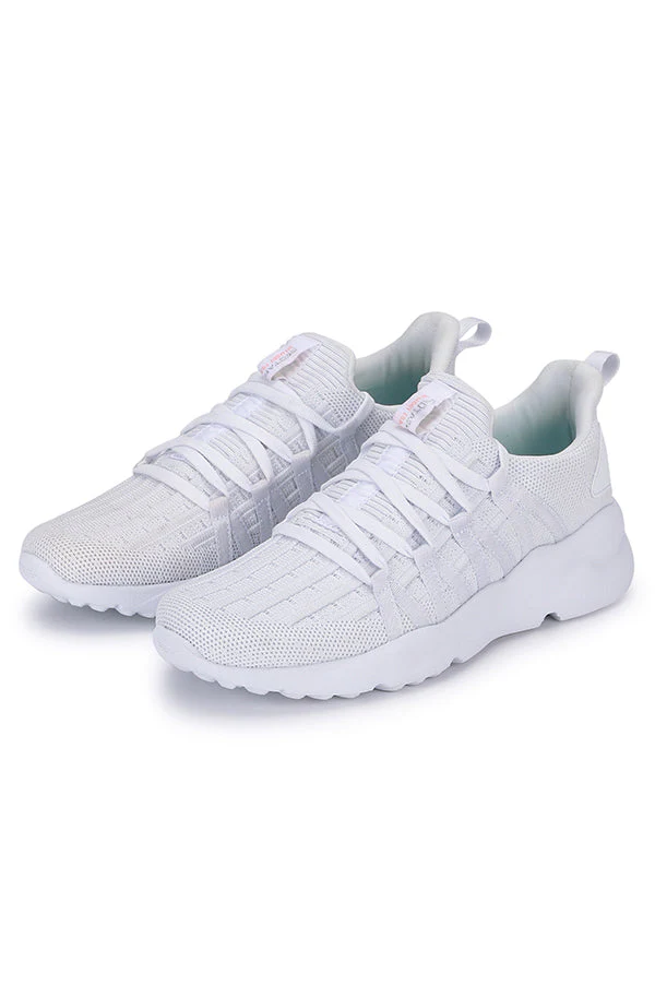 Women White Walking Shoes - Image 4