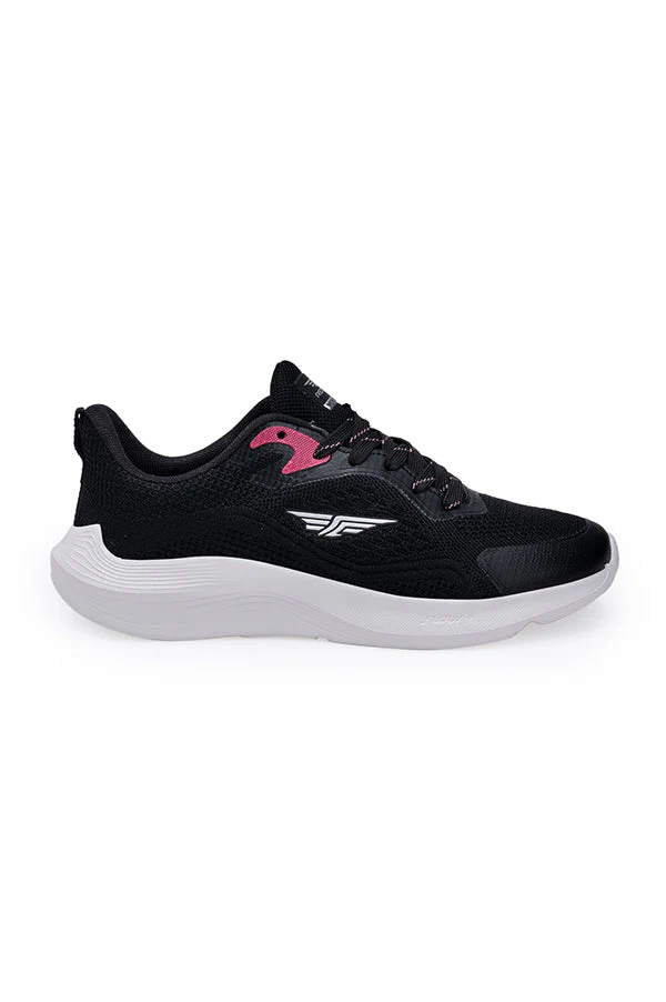 Women's Black Walking Shoes - Image 2
