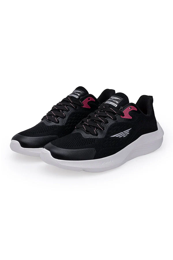 Women's Black Walking Shoes - Image 4