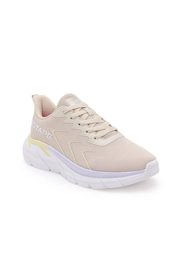 Women's Beige Walking Shoes - Image 2