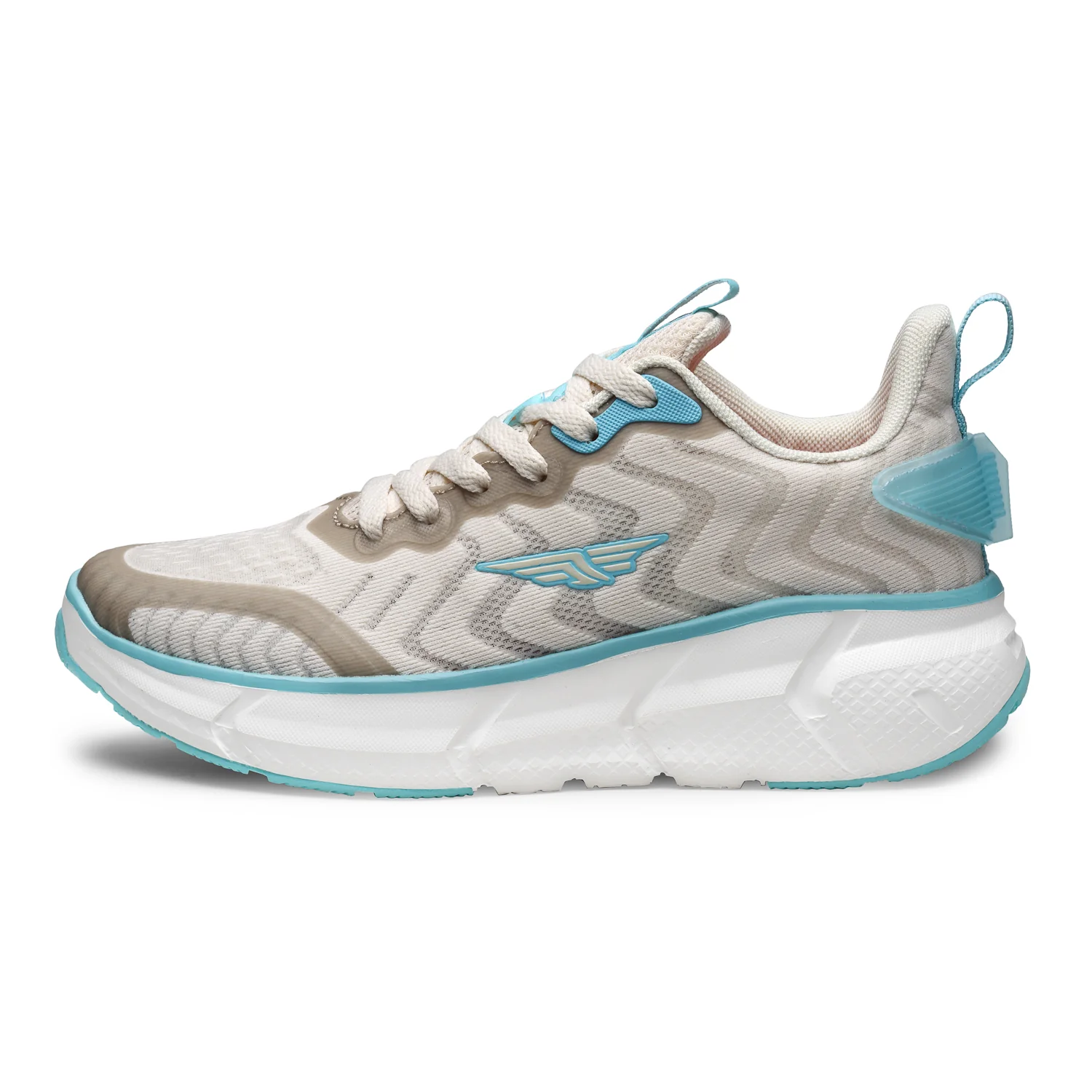 Women Beige Walking Shoes - Image 3