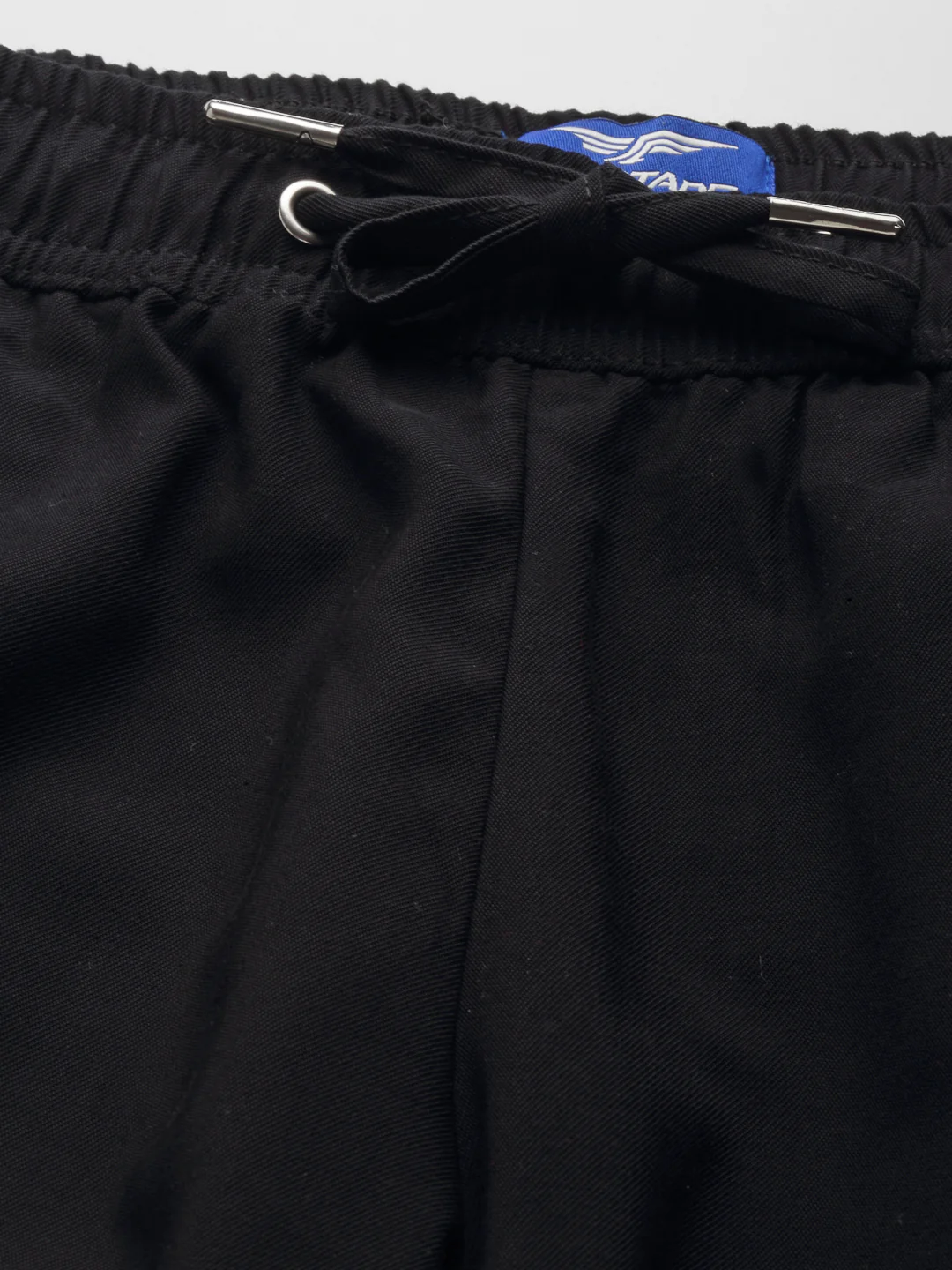 Women's Black Solid Jogger - Image 6