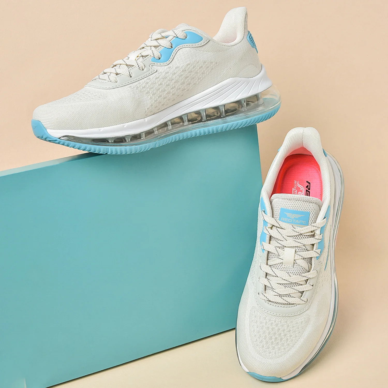 Women Off White Walking Shoes - Image 7