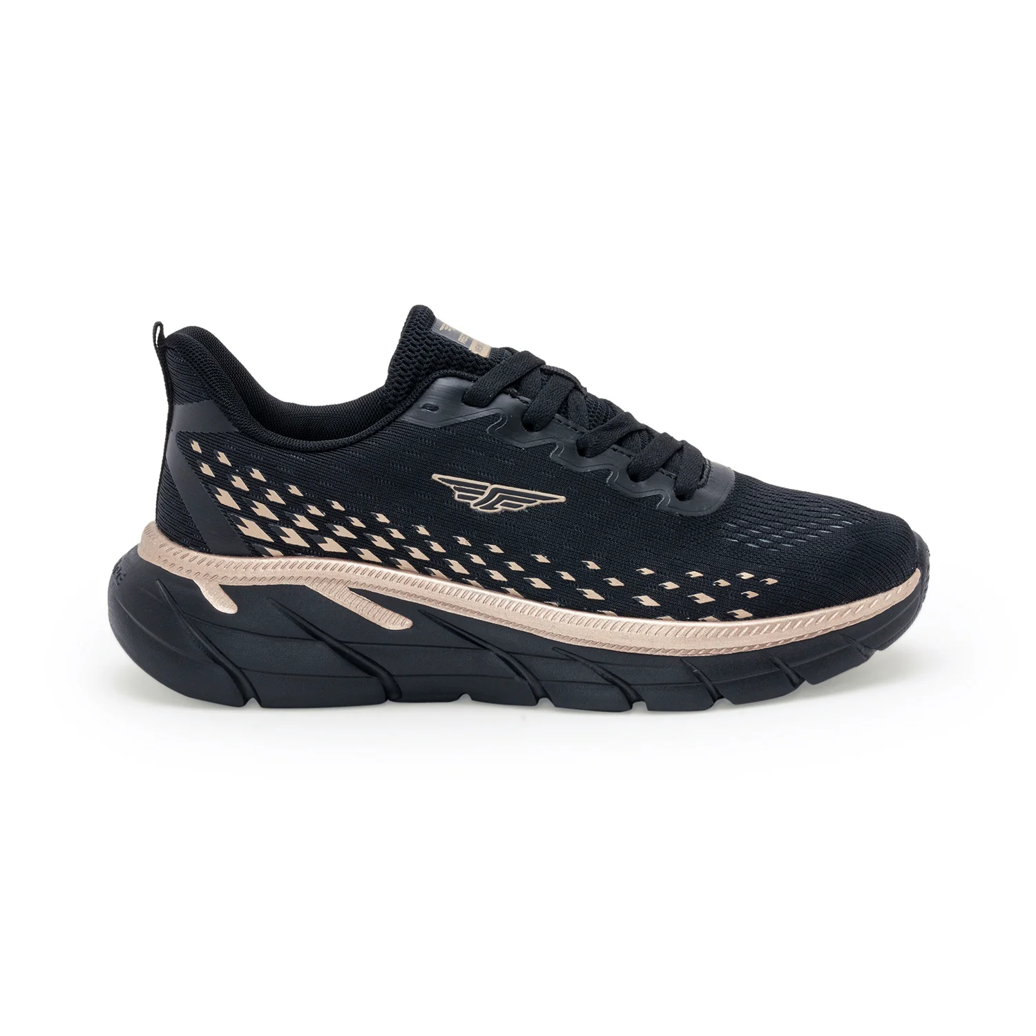 Women's Black Walking Shoes - Image 2