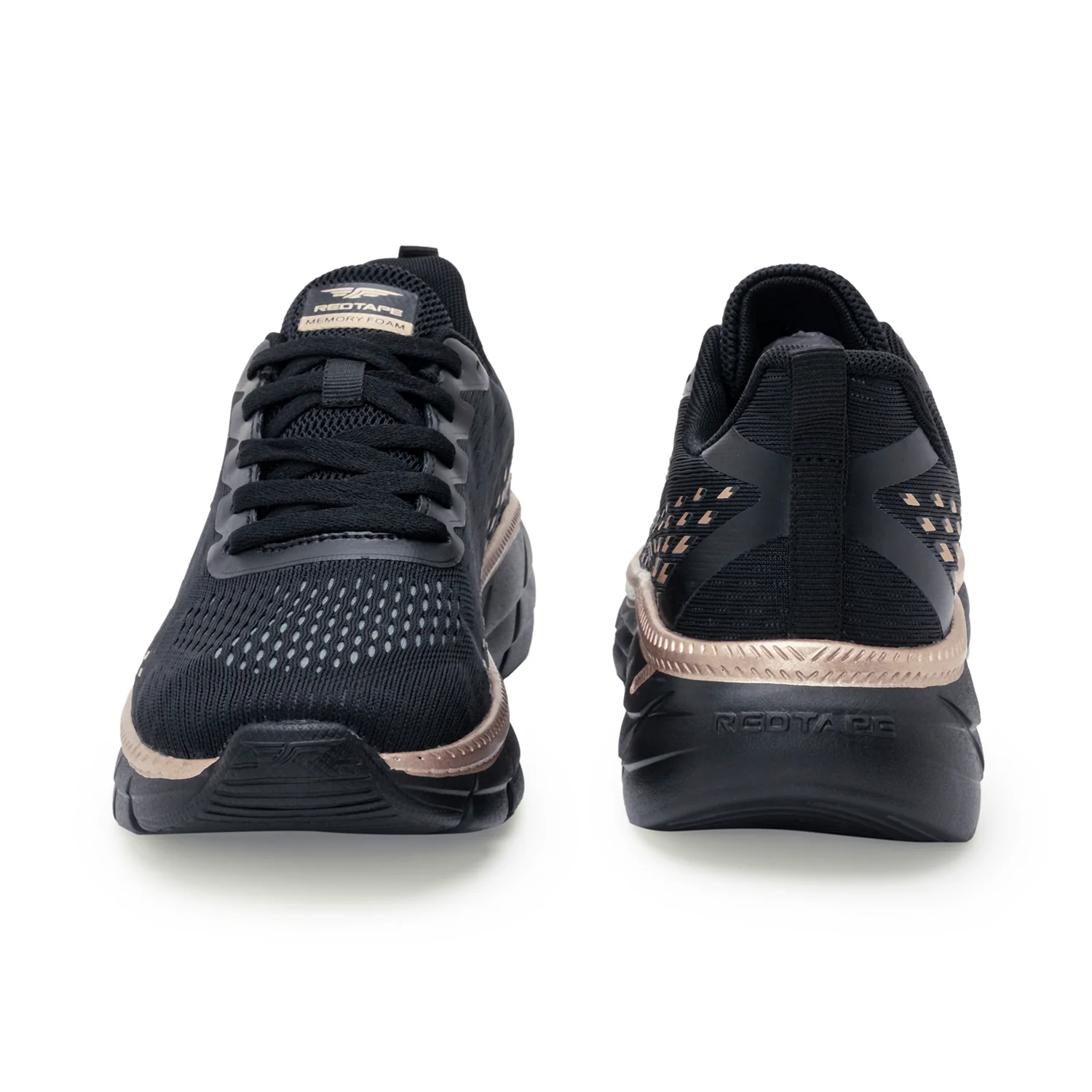 Women's Black Walking Shoes - Image 4