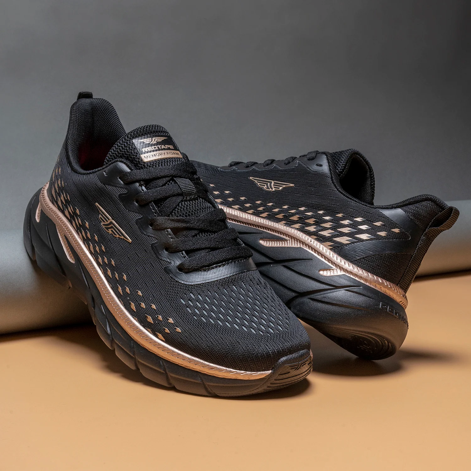 Women's Black Walking Shoes - Image 6