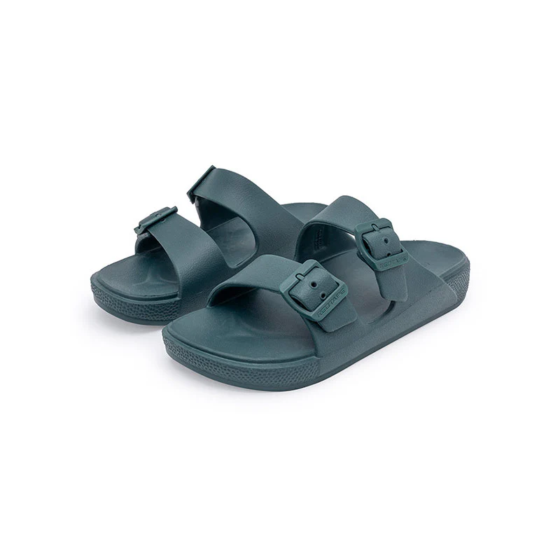 Women's Bottle Green Sandals - Image 5