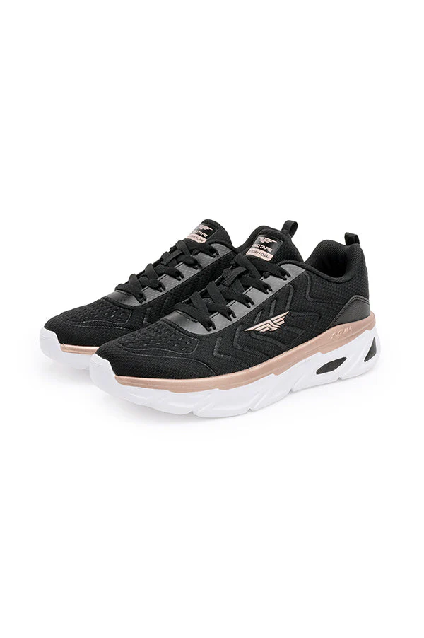 Women's Black Walking Shoes - Image 5
