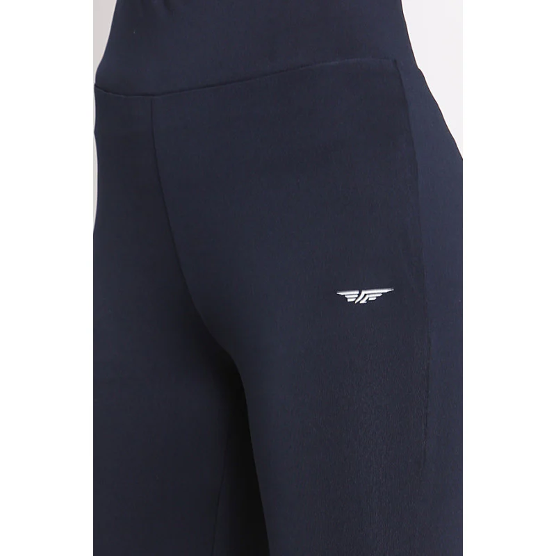 Women's Navy Active Wear Tights - Image 5