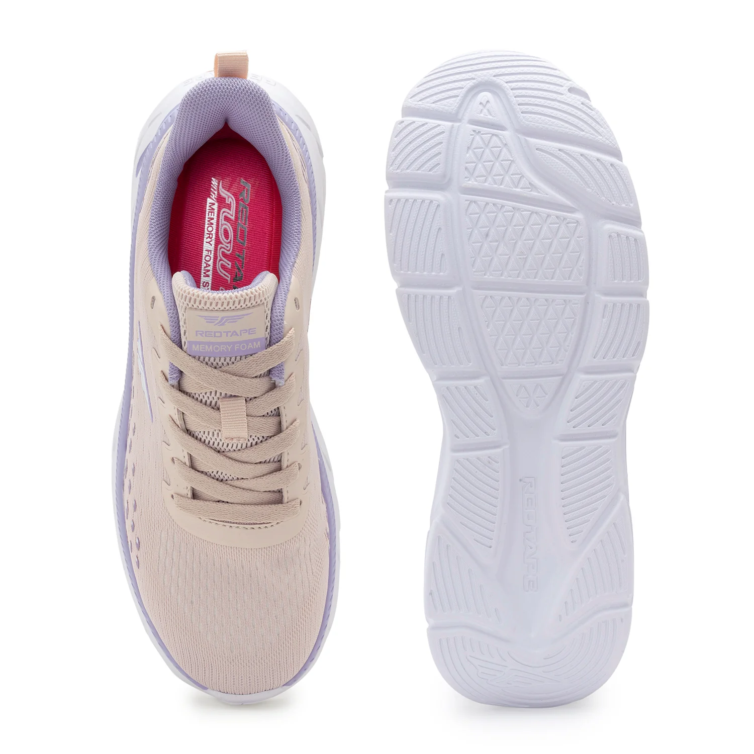 Women Beige Walking Shoes - Image 5