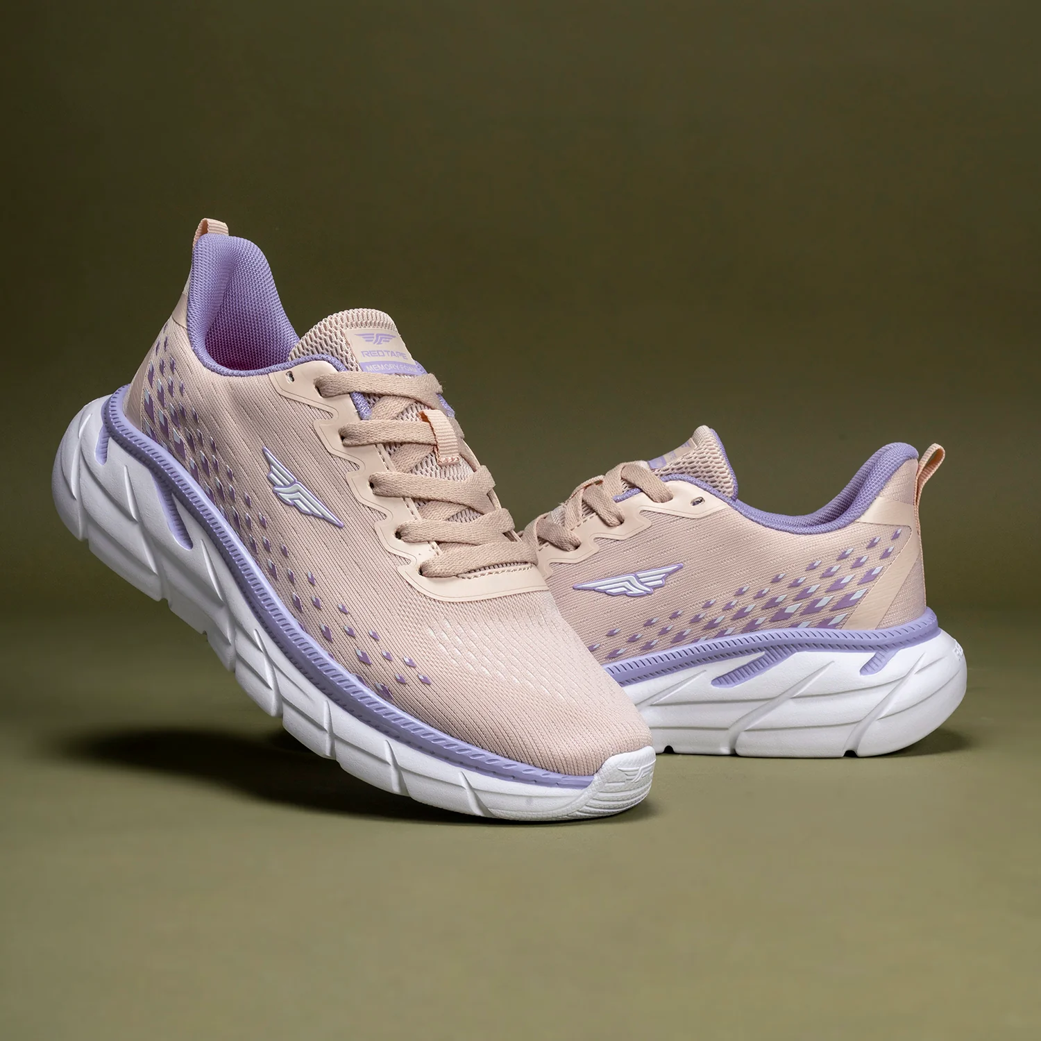 Women Beige Walking Shoes - Image 6