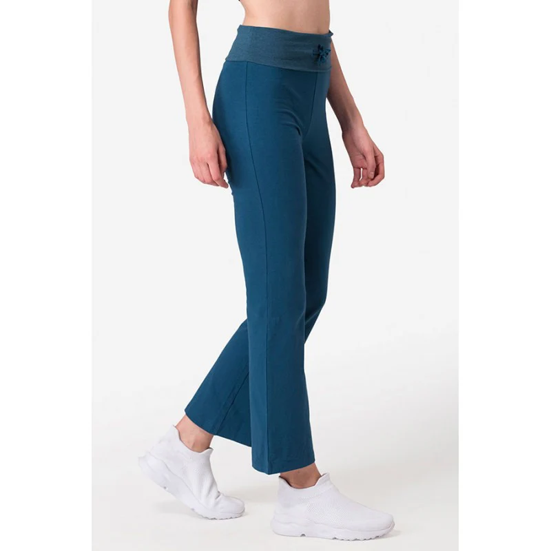 Women's Teal Yoga Pants - Image 3