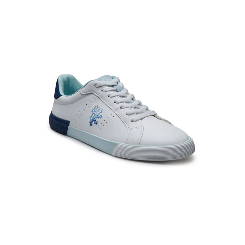 Women White & Blue Sneakers - Image 2