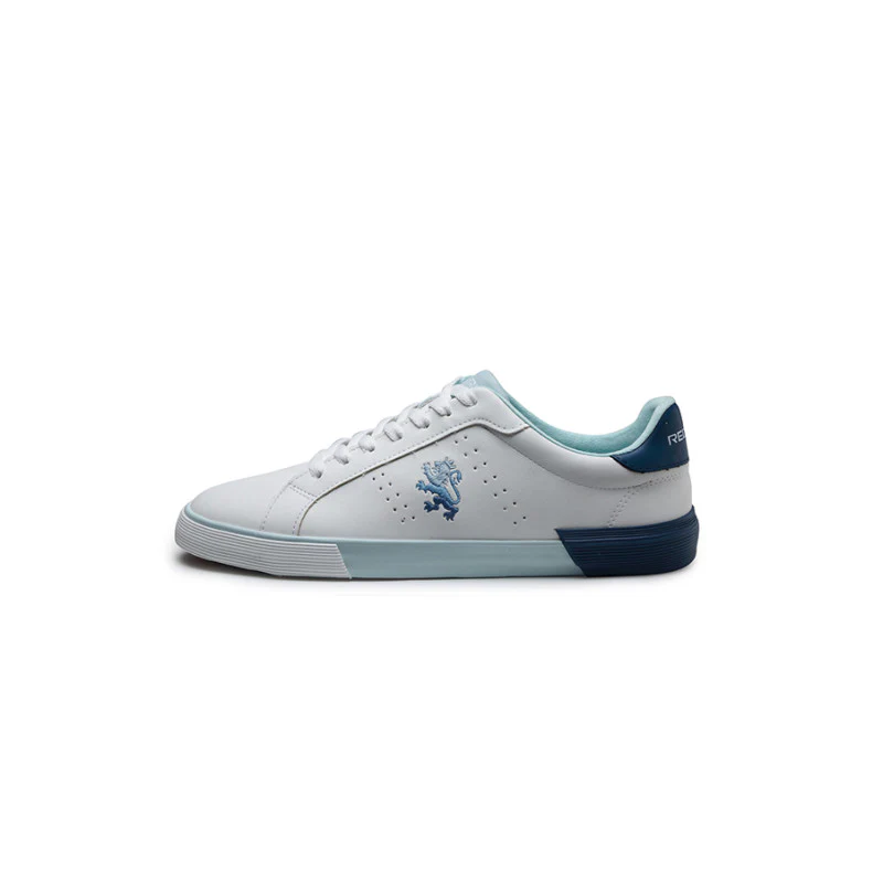 Women White & Blue Sneakers - Image 4