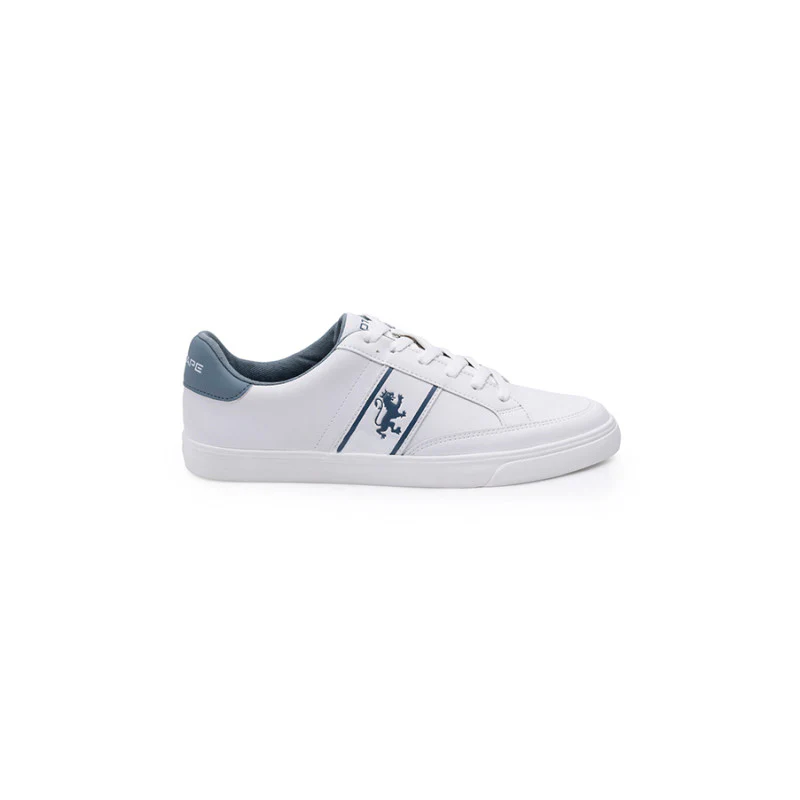 Women's White/Blue Sneakers - Image 3