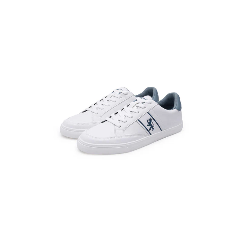 Women's White/Blue Sneakers - Image 5