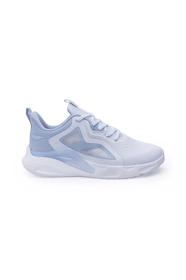Women's White/Blue Walking Shoes - Image 3