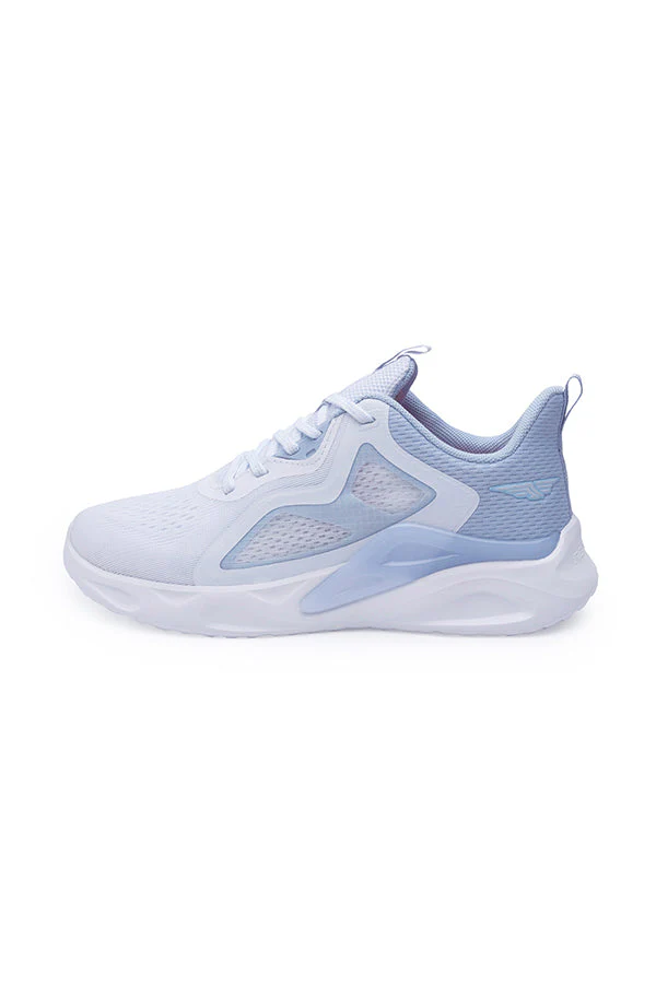 Women's White/Blue Walking Shoes - Image 4