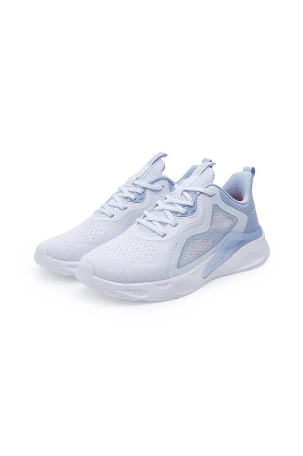 Women's White/Blue Walking Shoes - Image 5
