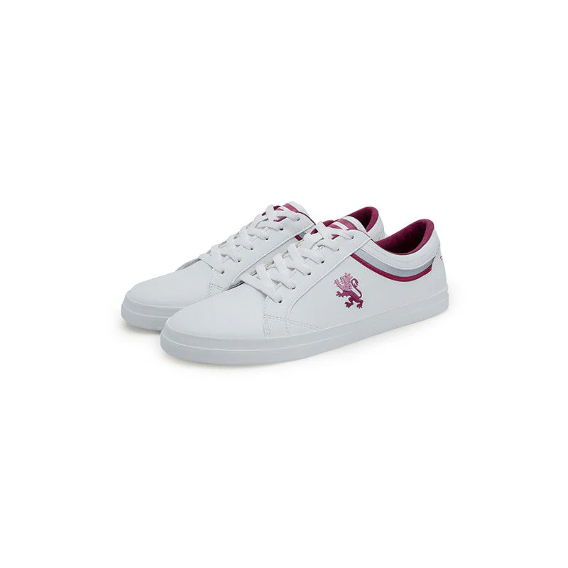Women's WHITE/PINK Sneakers - Image 5