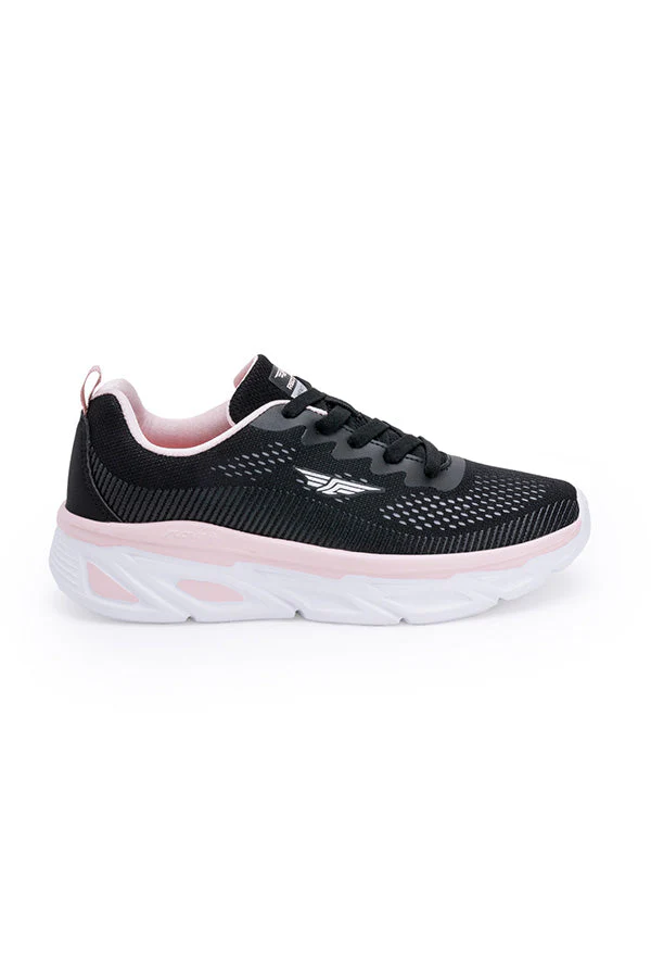 Women's Black Walking Shoes - Image 3