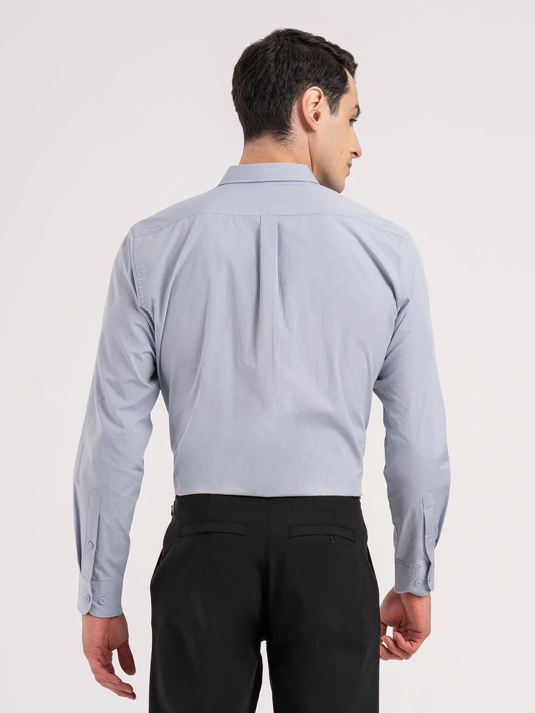 Mens Full Sleeve Solid Shirt - Image 4