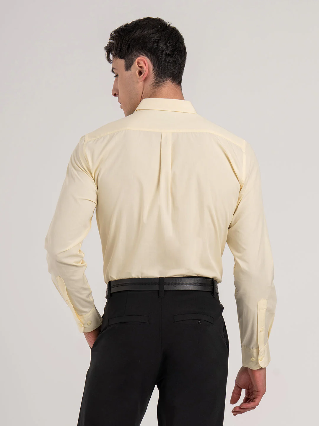 Mens Full Sleeve Solid Shirt - Image 4