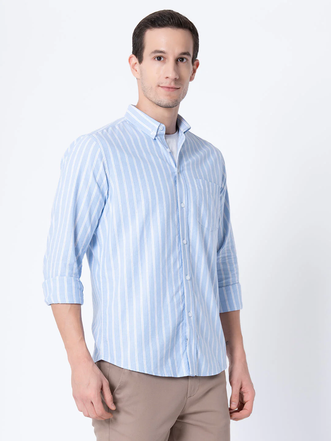 Regular Fit Striped Shirt for Men - Image 7
