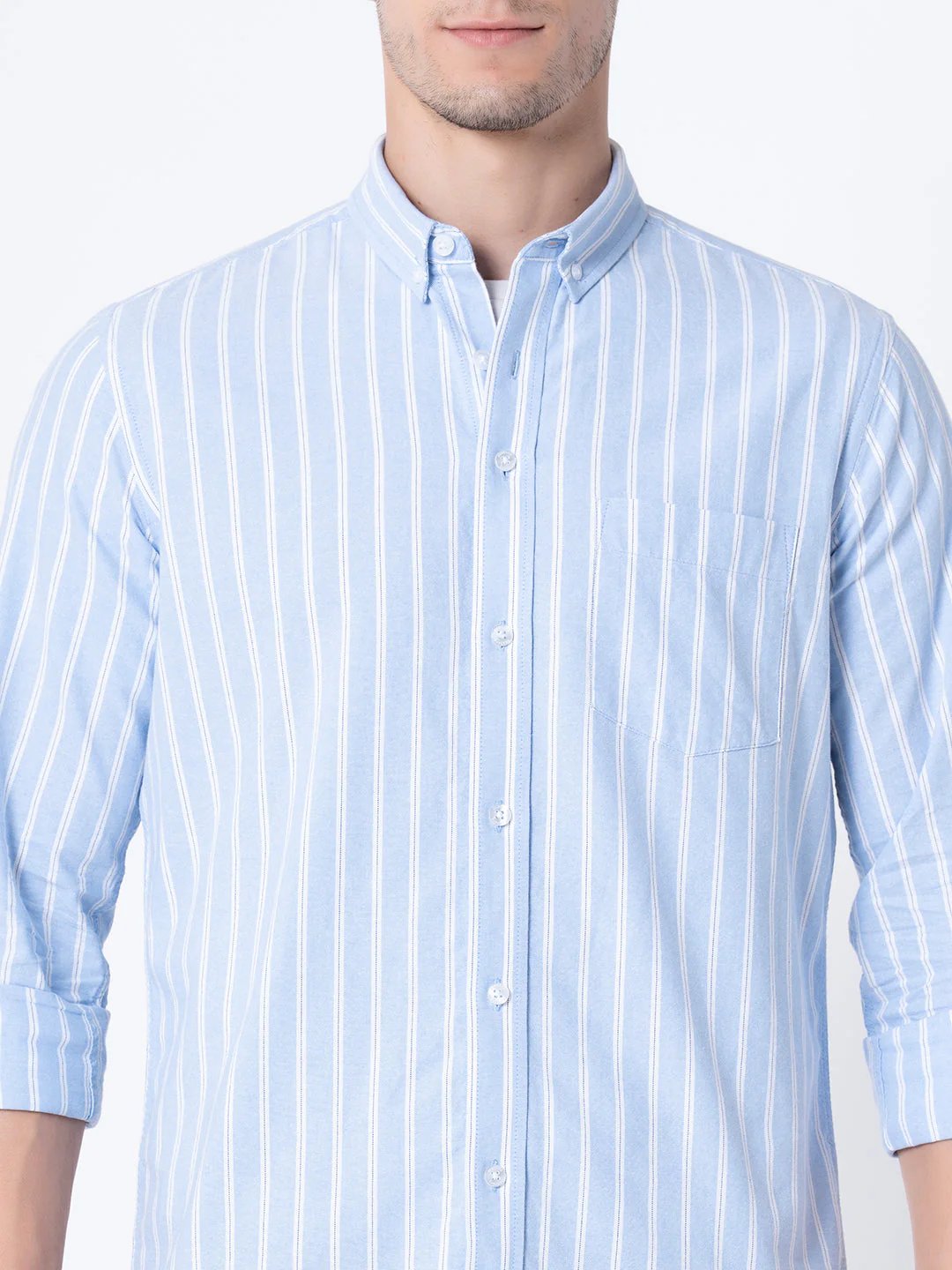 Regular Fit Striped Shirt for Men - Image 8