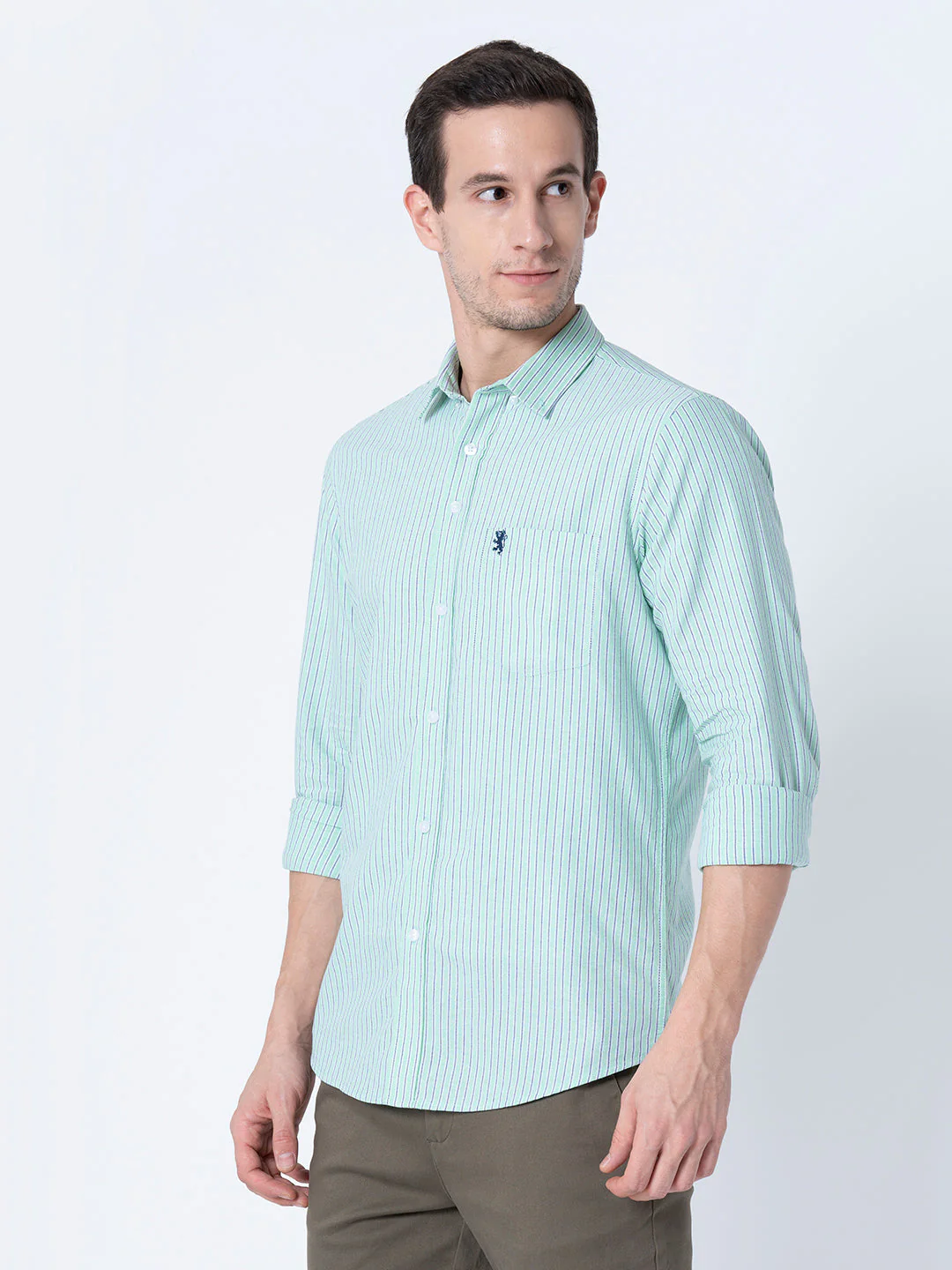 Regular Fit Striped Shirt for Men - Image 2
