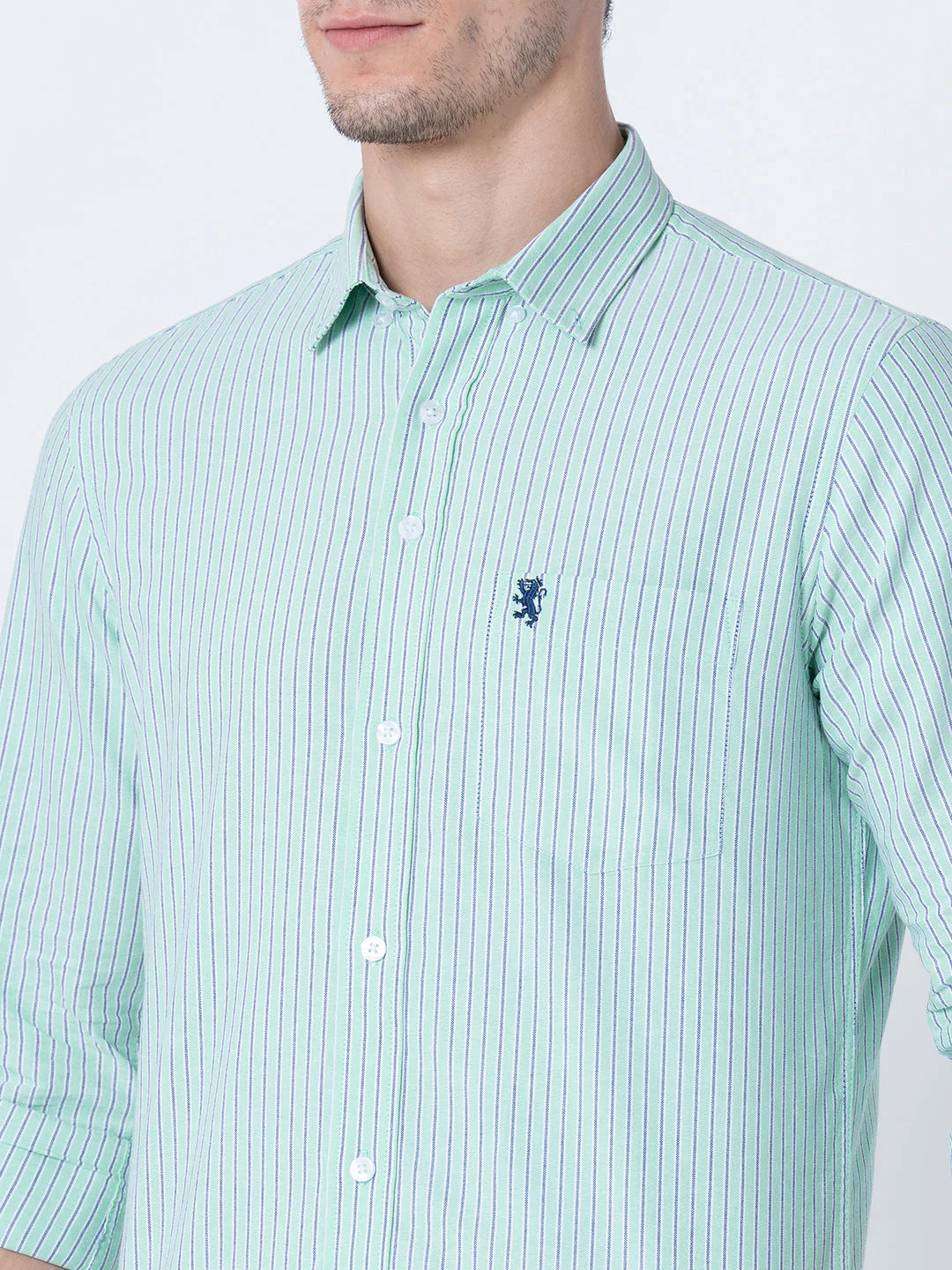 Regular Fit Striped Shirt for Men - Image 4