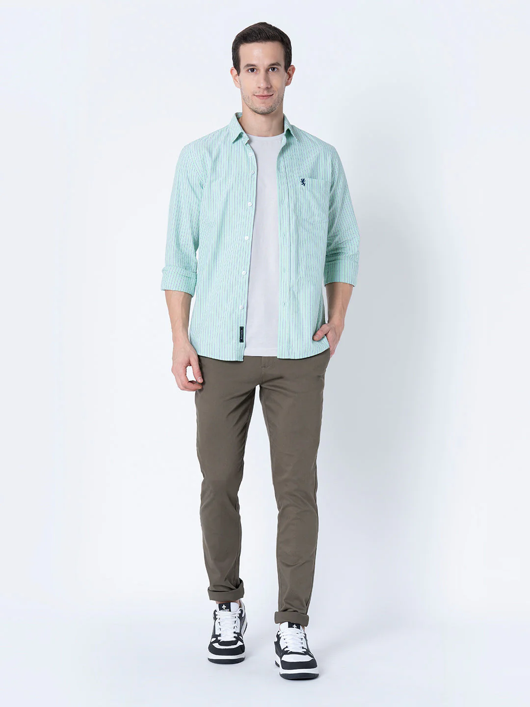 Regular Fit Striped Shirt for Men - Image 5