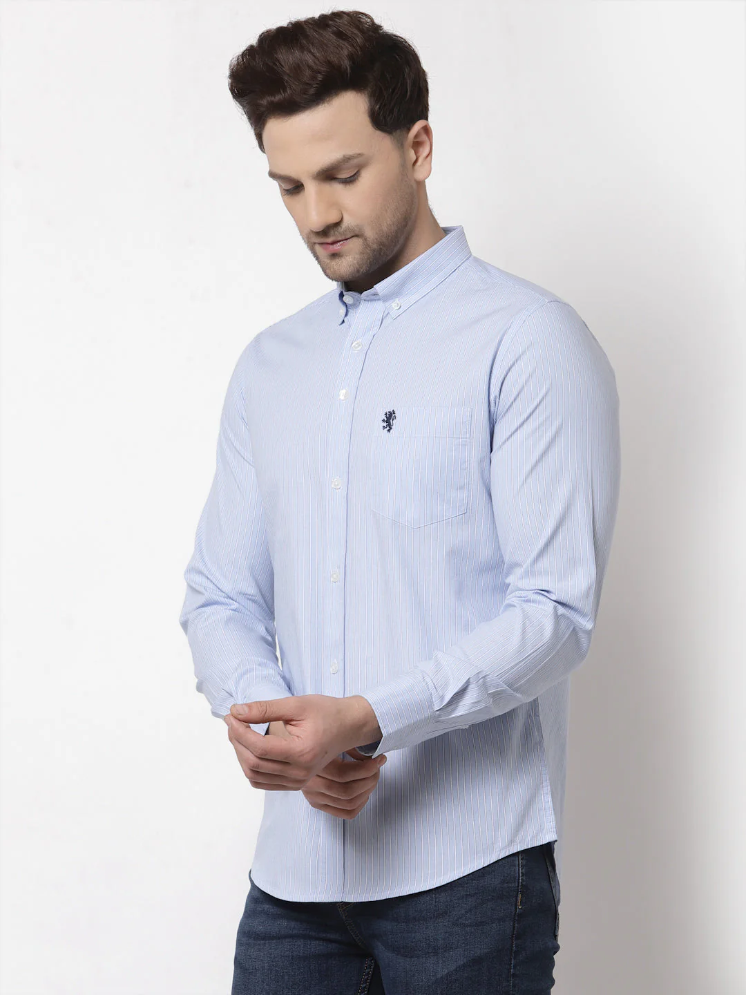 Regular Fit Striped Shirt for Men - Image 2