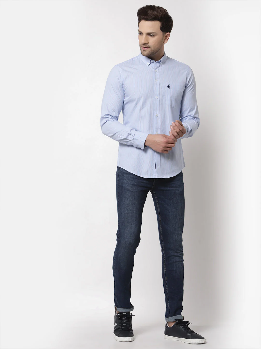 Regular Fit Striped Shirt for Men - Image 5