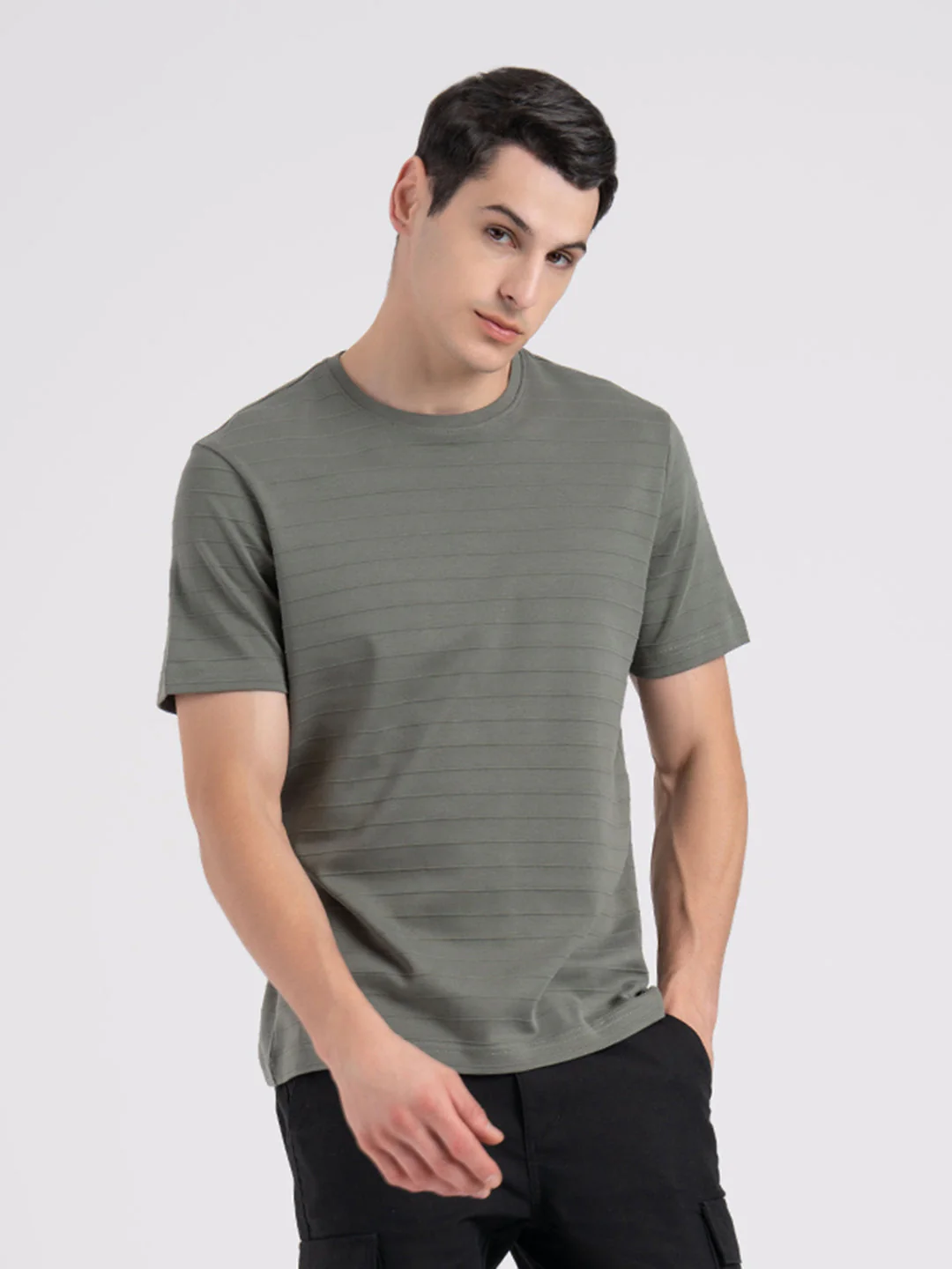Round Neck T-shirt for Men - Image 4
